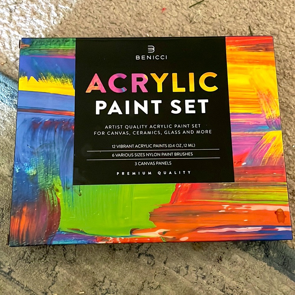 Acrylic paint set